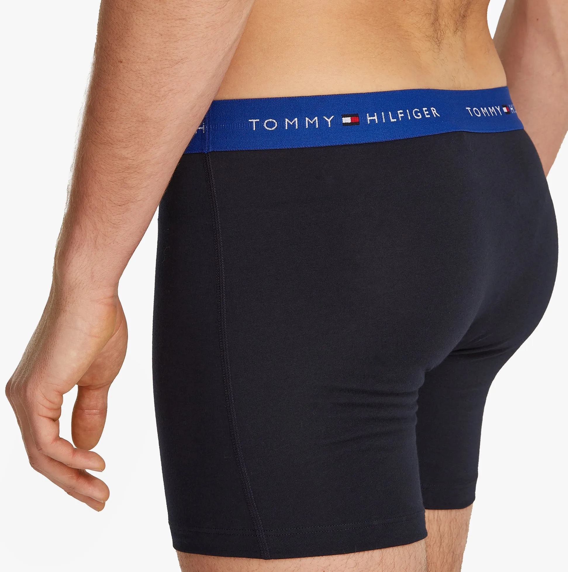 Tommy Hilfiger LOGO 3 Pack Mens Boxer Briefs Multicoloured sold by House of Slippers product image thumbnail 5