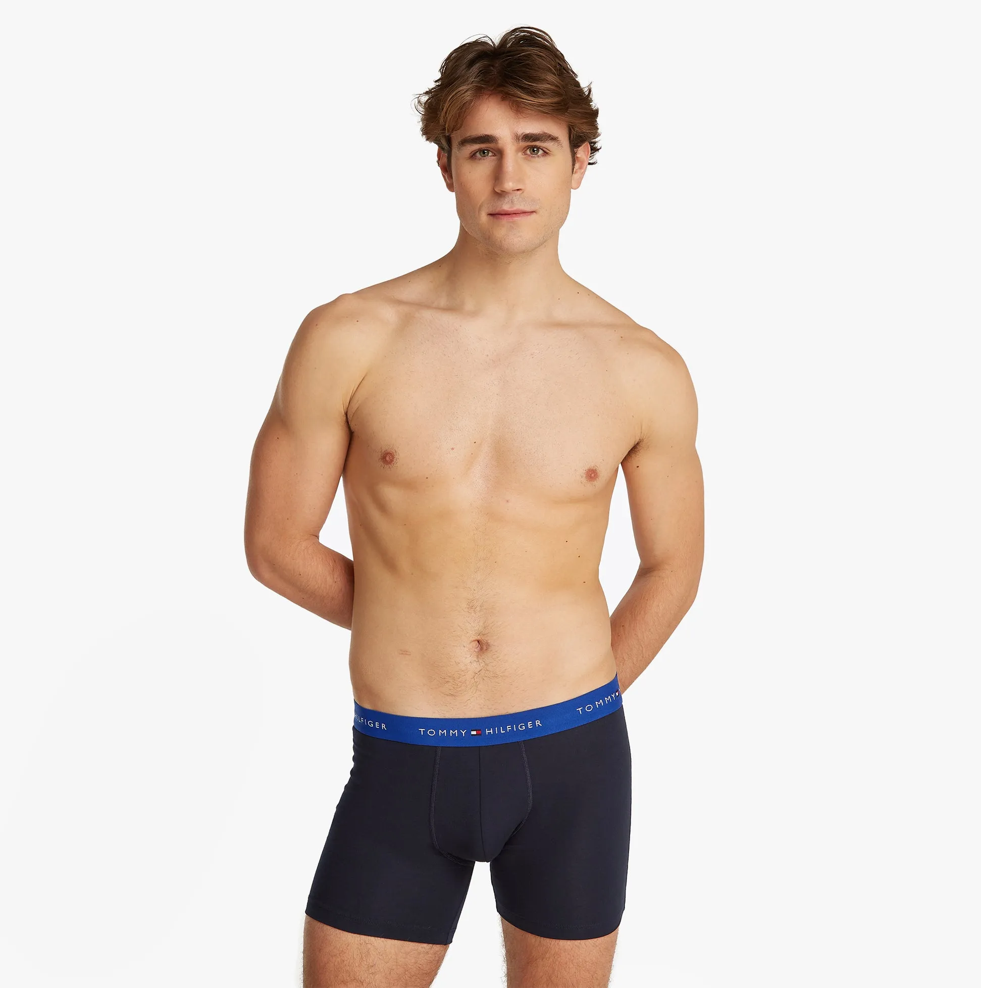 Tommy Hilfiger LOGO 3 Pack Mens Boxer Briefs Multicoloured sold by House of Slippers product image thumbnail 2