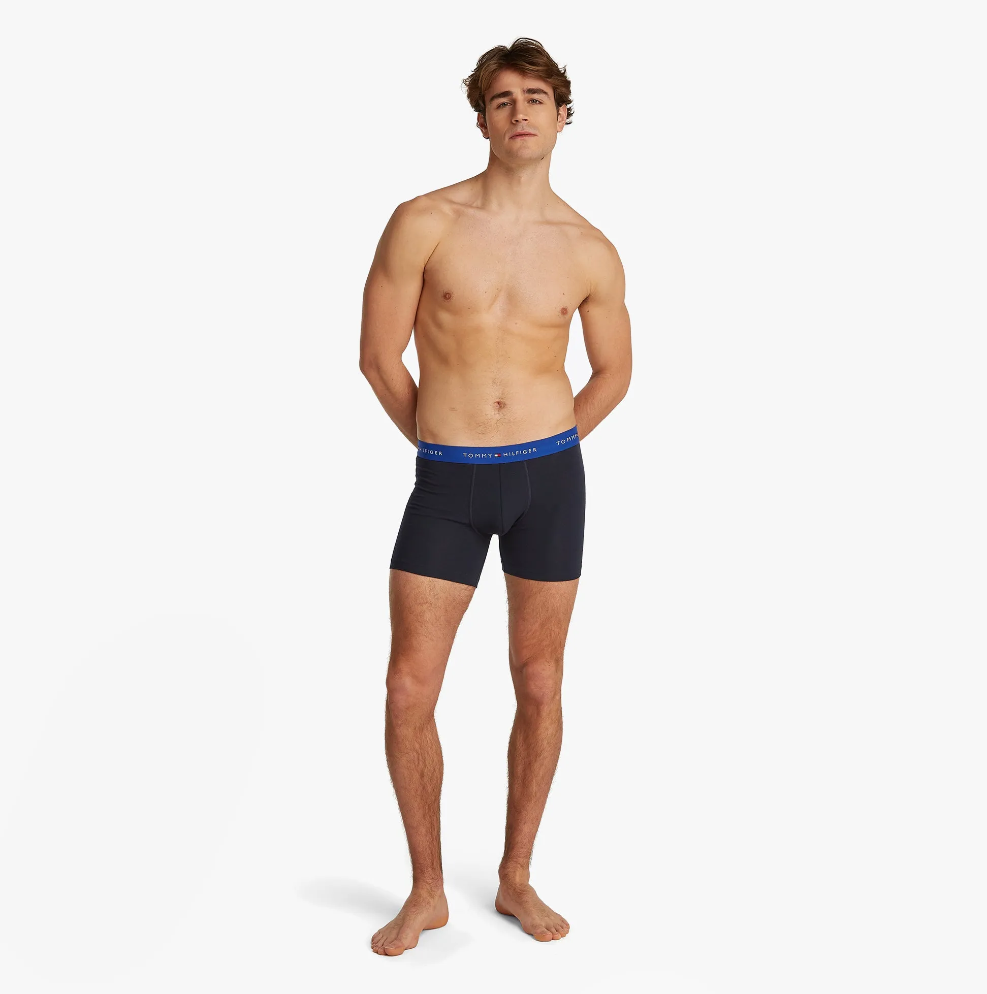 Tommy Hilfiger LOGO 3 Pack Mens Boxer Briefs Multicoloured sold by House of Slippers product image thumbnail 3