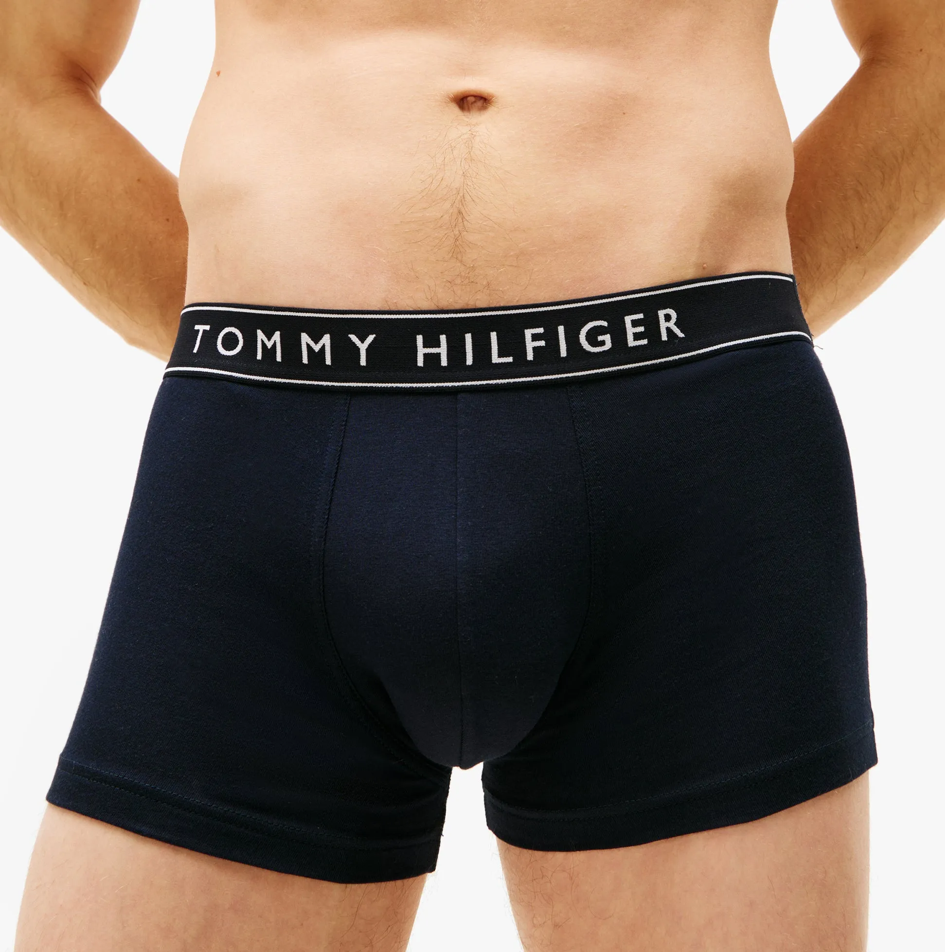Tommy Hilfiger 3 Pack Mens Trunks Des Sky/Calico/Fssl Blue sold by House of Slippers product image thumbnail 2