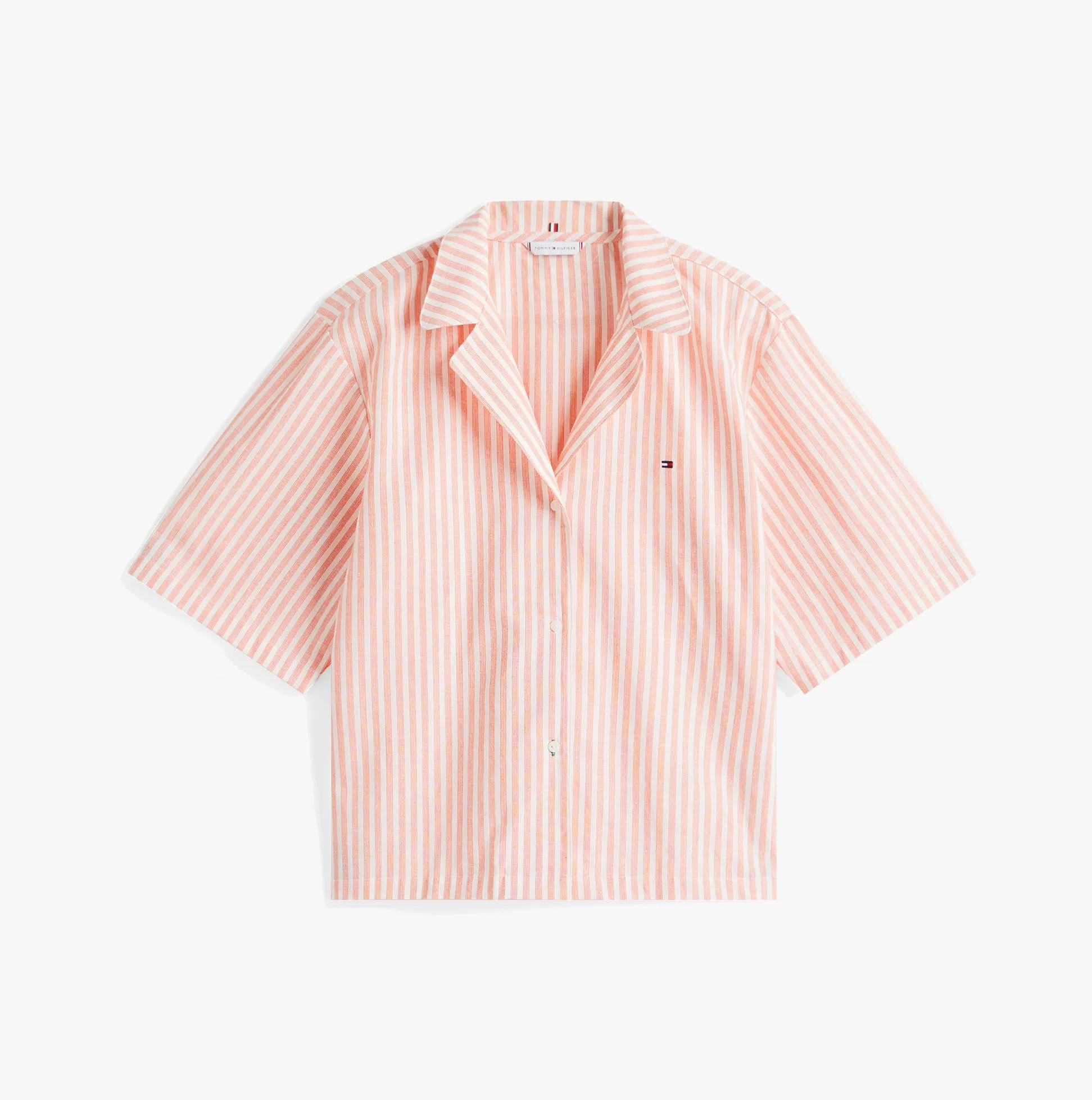 Tommy Hilfiger LINEN Relaxed Pyjama Set Womens Multicoloured sold by House of Slippers product image thumbnail 2