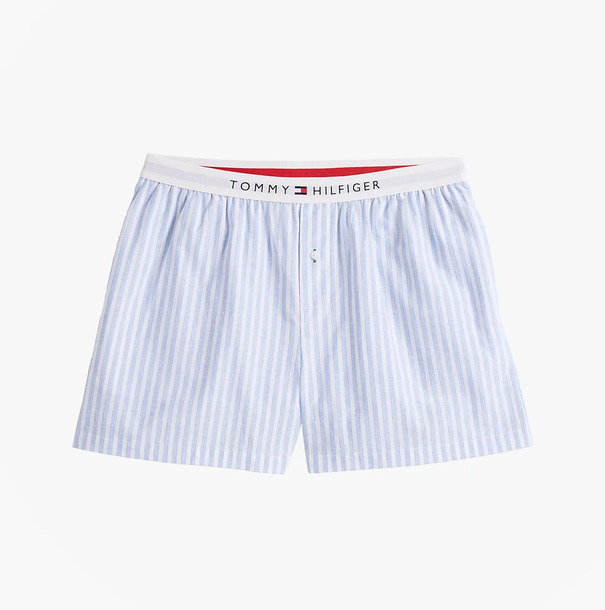 Tommy Hilfiger LINEN Relaxed Pyjama Set Womens Multi Stripes Blue Spell sold by House of Slippers product image thumbnail 3