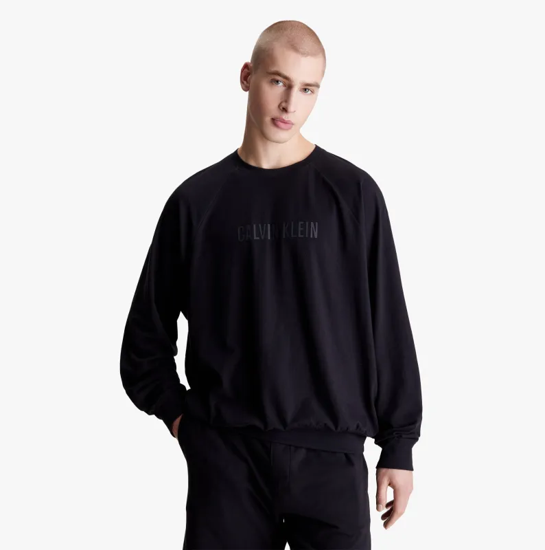 Calvin Klein INTENSE POWER Mens Sweatshirt Black made by Calvin Klein