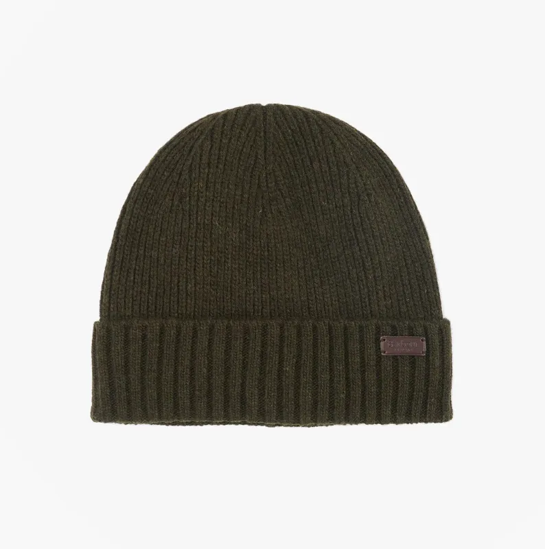 Barbour CARLTON Mens Beanie Dark Green sold by House of Slippers