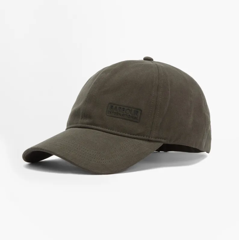 Barbour NORTON Drill Cap Mens Snapback Caps Sage/Shadow sold by House of Slippers