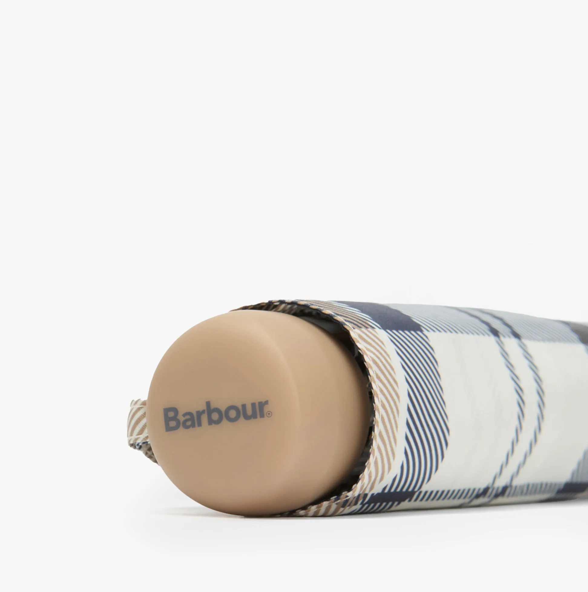 Barbour PORTREE Umbrella Hessian Navy Tartan sold by House of Slippers product image thumbnail 4