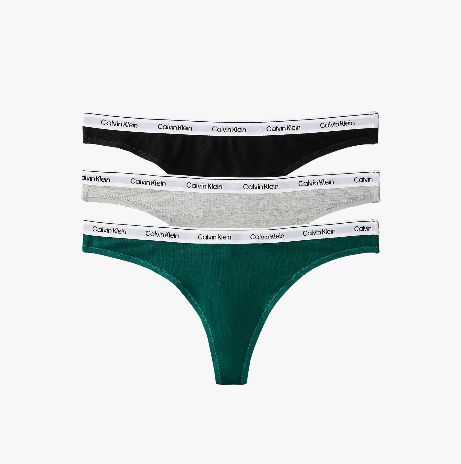 Calvin Klein Womens Icon Logo 3 Pack Thong Multi sold by House of Slippers