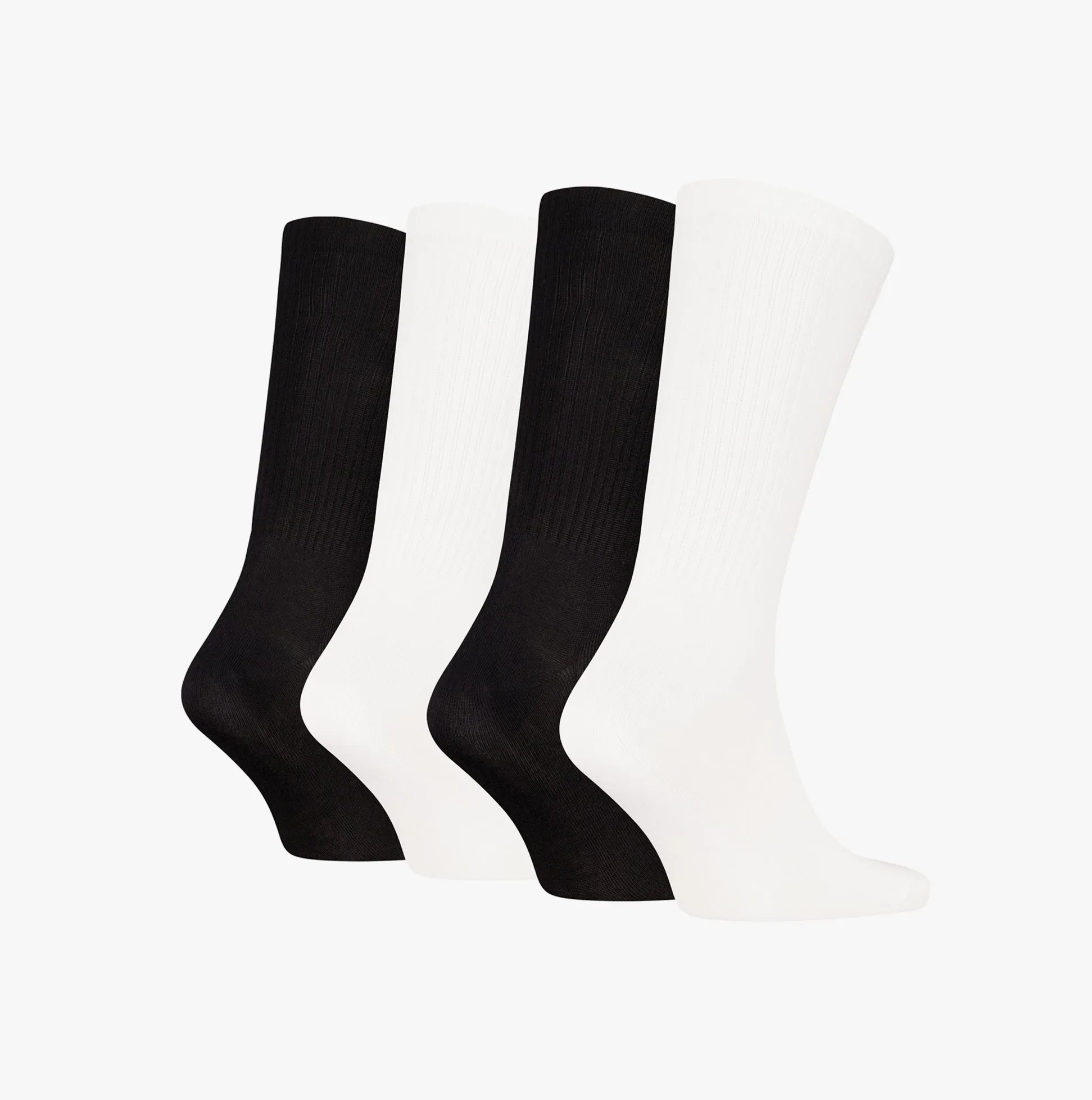 Calvin Klein 4 Pack Giftbox Monologue Mens Socks White/Black sold by House of Slippers product image thumbnail 3