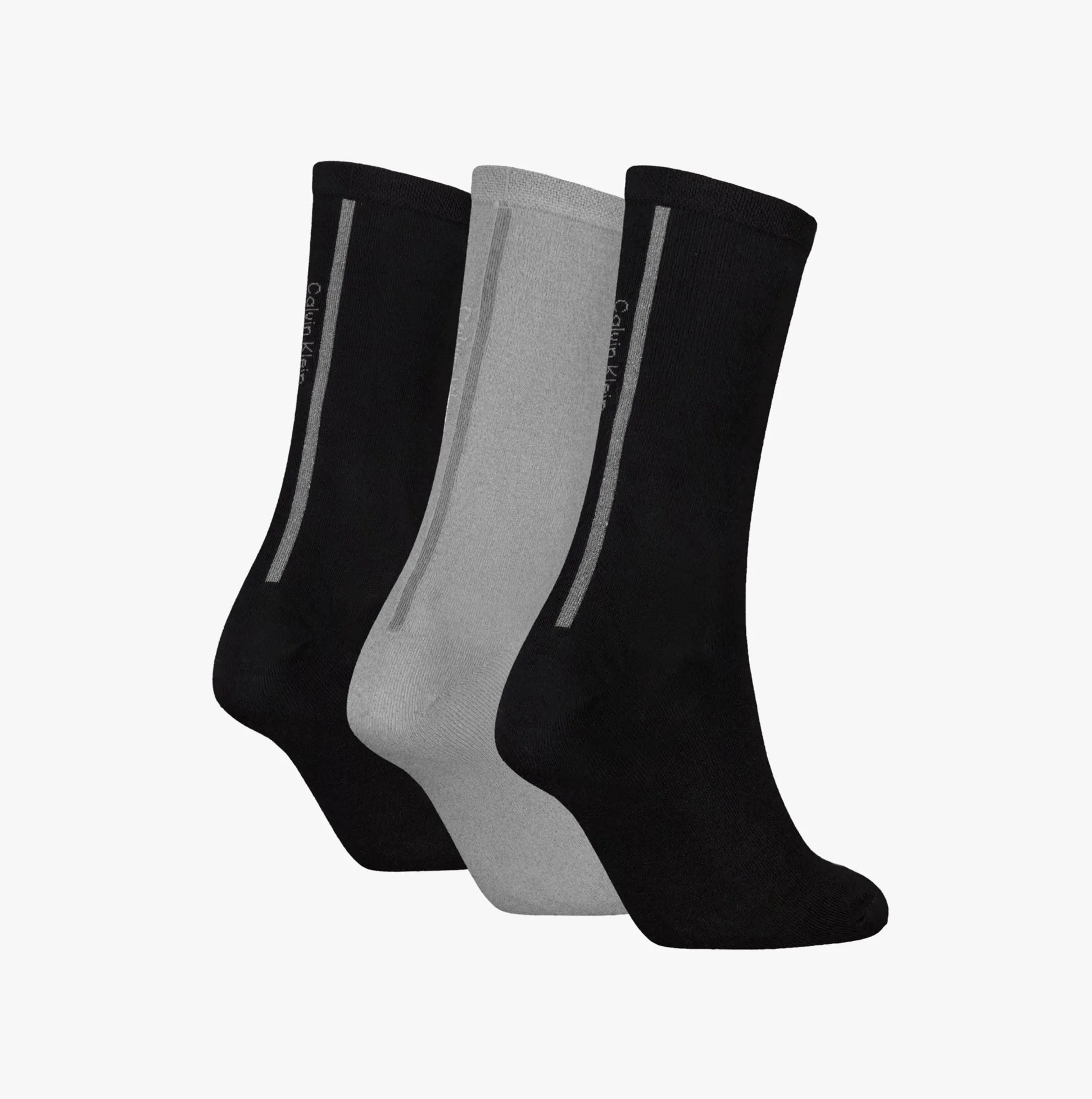 Calvin Klein 3 Pack Giftbox Lurex Womens Socks Black sold by House of Slippers product image thumbnail 3