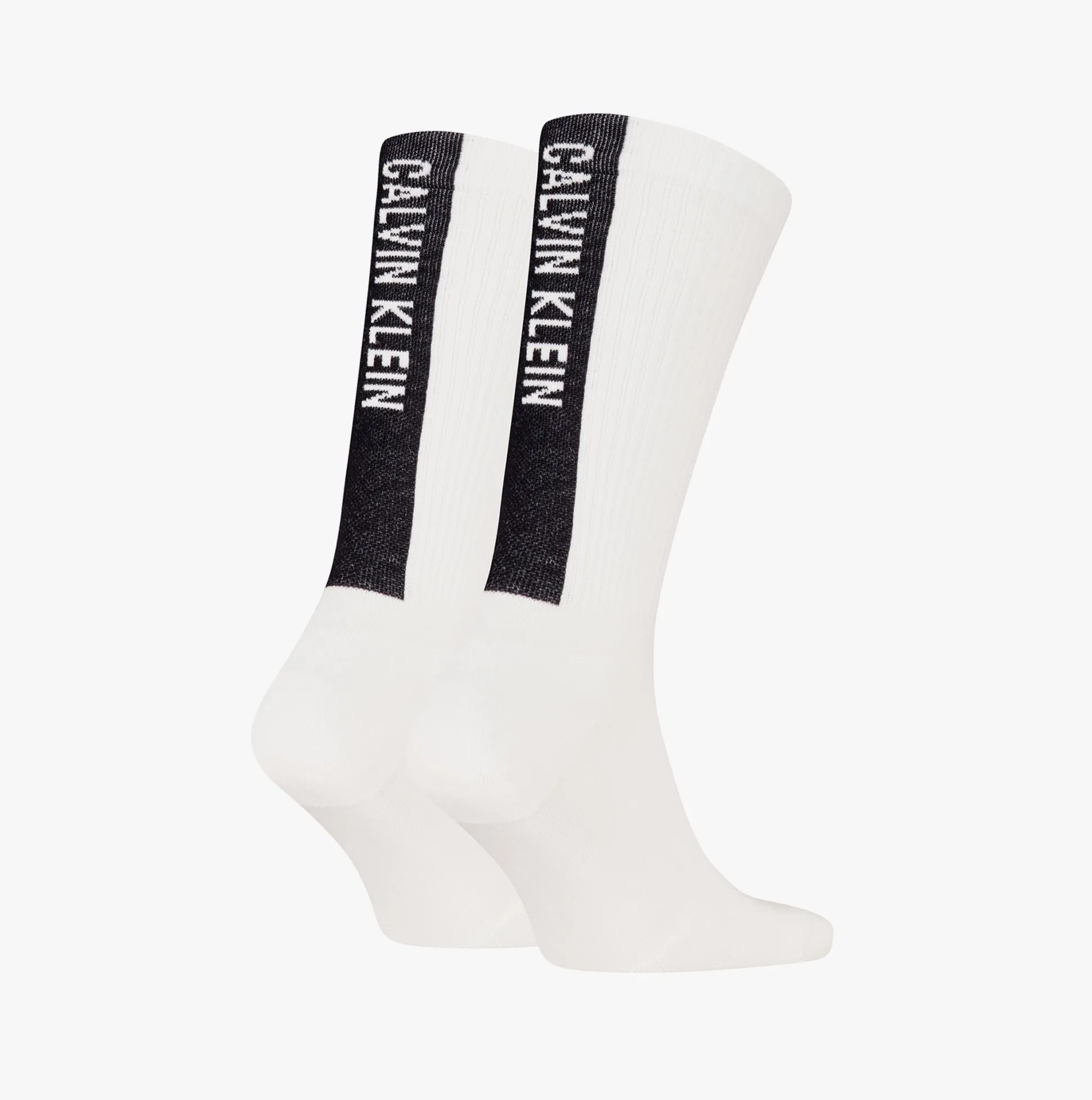 Calvin Klein 2 Pack Back Logo Mens Socks White sold by House of Slippers product image thumbnail 2