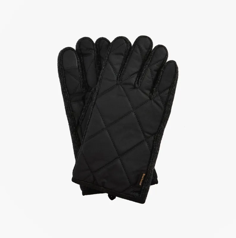 Barbour WESTERDALE Mens Gloves Black sold by House of Slippers