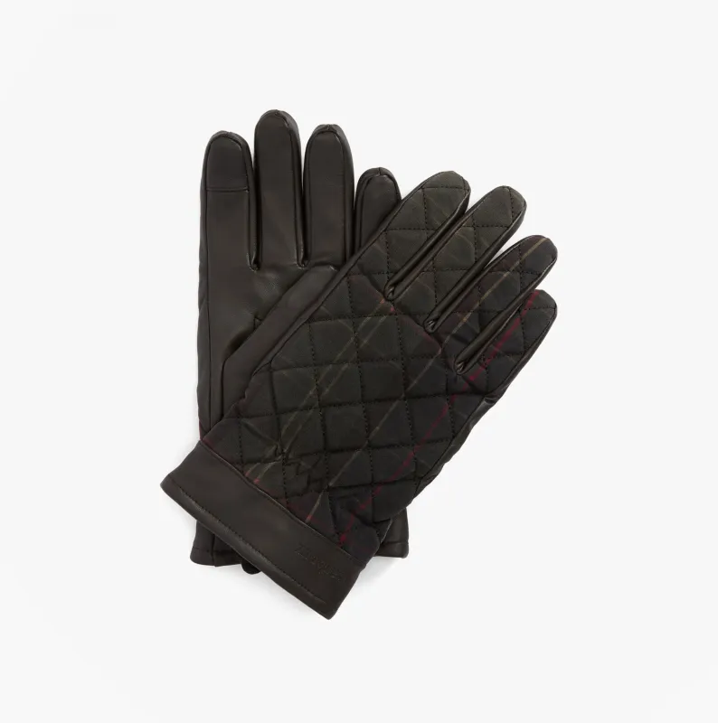 Barbour DARWEN TARTAN Mens Gloves Classic Tartan sold by House of Slippers