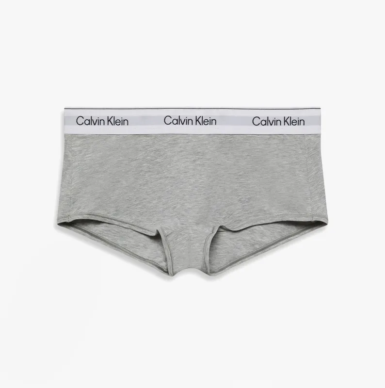 Calvin Klein Icon Cotton Modal Womens Boy Shorts Grey sold by House of Slippers