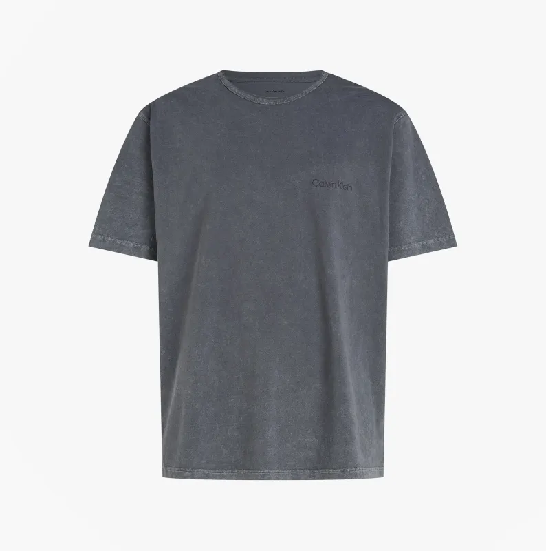 Calvin Klein 100% COTTON Mens Lounge T-Shirt Forged Iron made by Calvin Klein