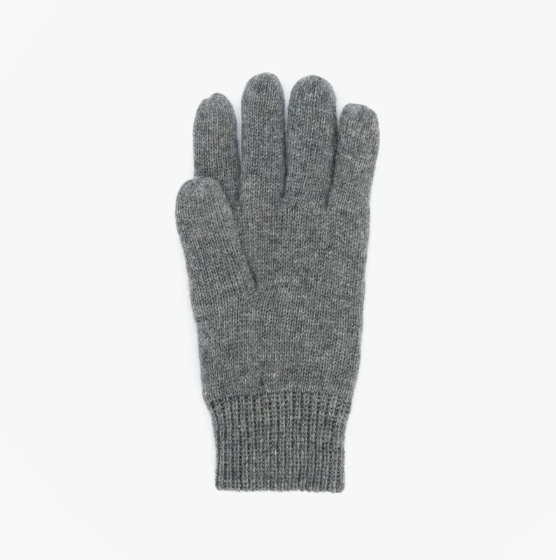 Barbour CARLTON Mens Wool Gloves Grey sold by House of Slippers