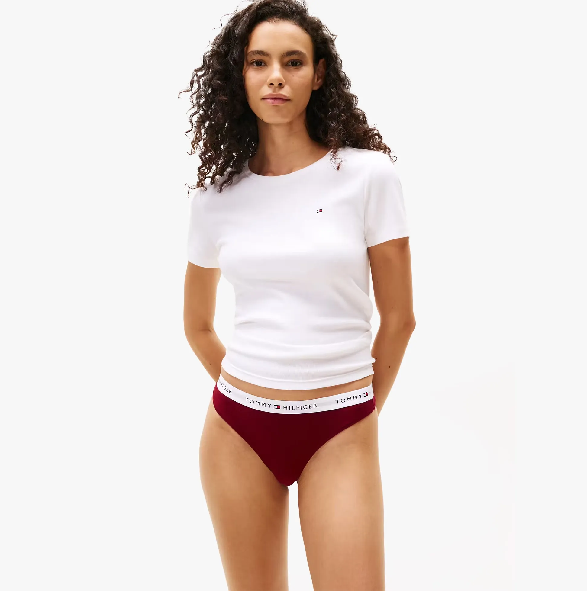 Tommy Hilfiger UW0UW06134 GIFT 3 PACK THONG PR Womens Thong Multicoloured sold by House of Slippers product image thumbnail 2