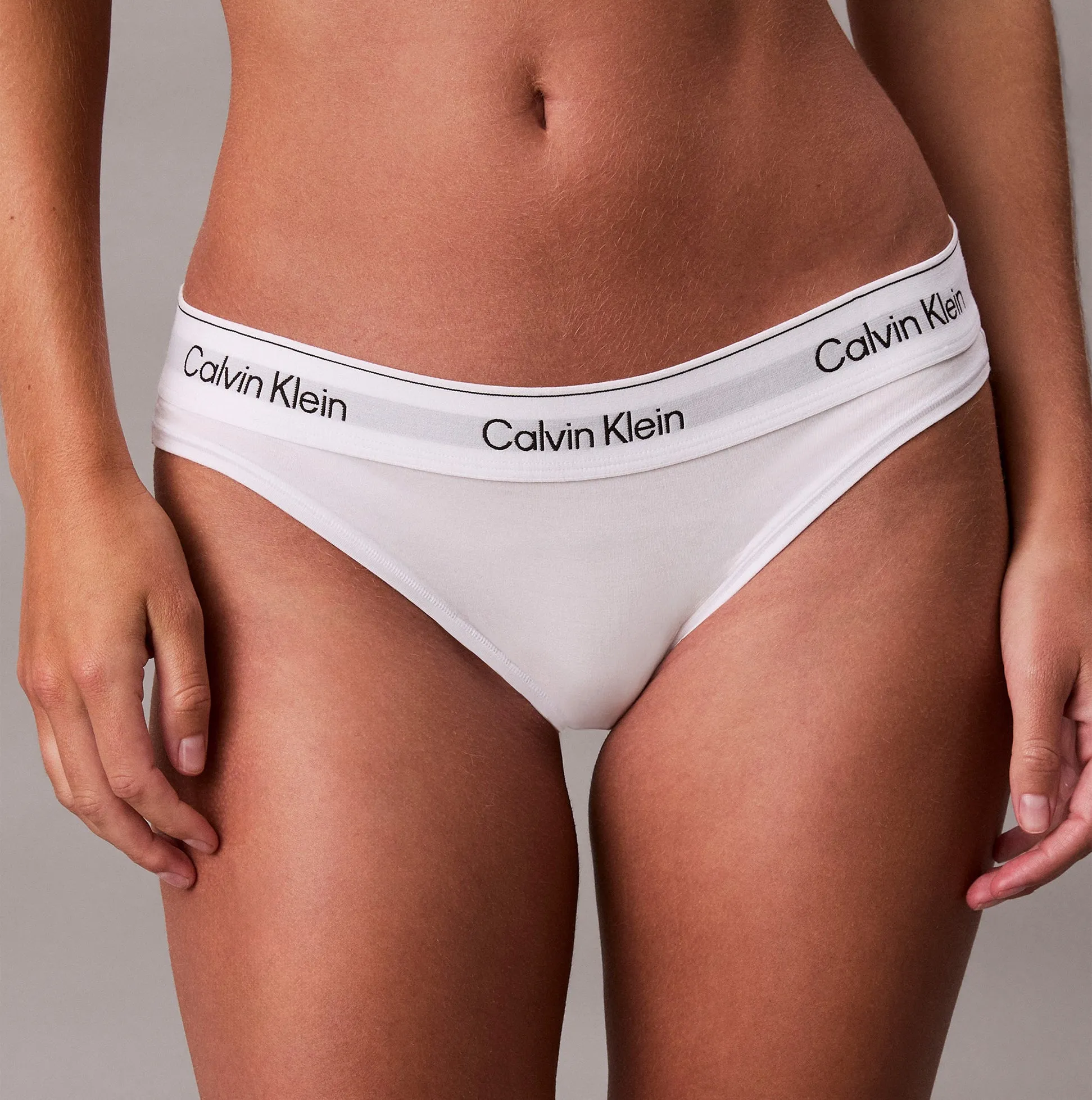 Calvin Klein Icon Cotton Modal Womens Bikini Brief White sold by House of Slippers product image thumbnail 4