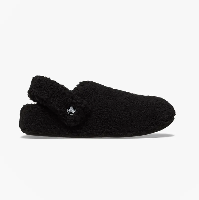 Crocs CLASSIC COZZZY Unisex Slippers Black sold by House of Slippers