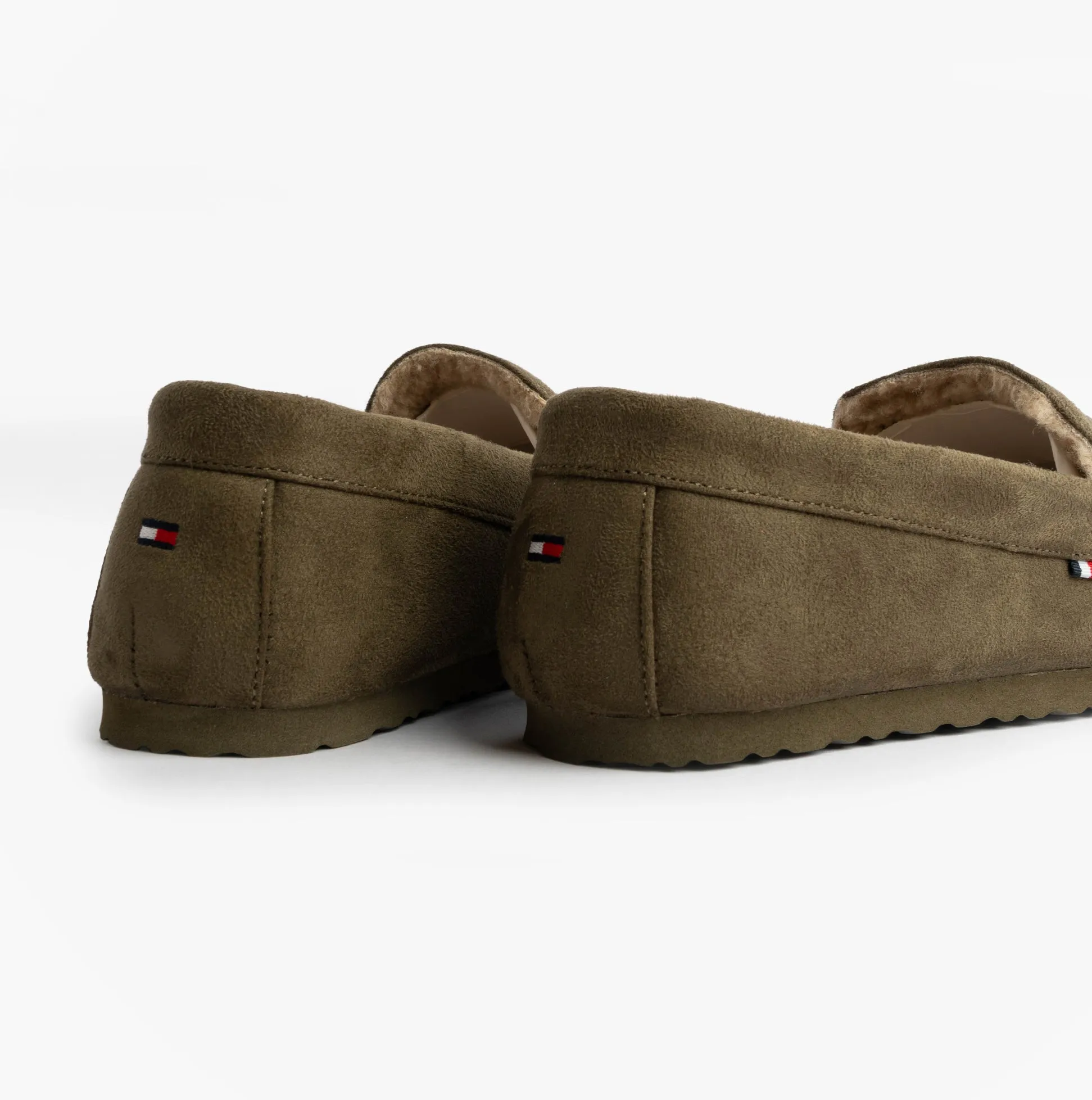 Tommy Hilfiger HILFIGER M SDE DRIVE Mens Mocassin Slippers Army Green sold by House of Slippers product image thumbnail 4