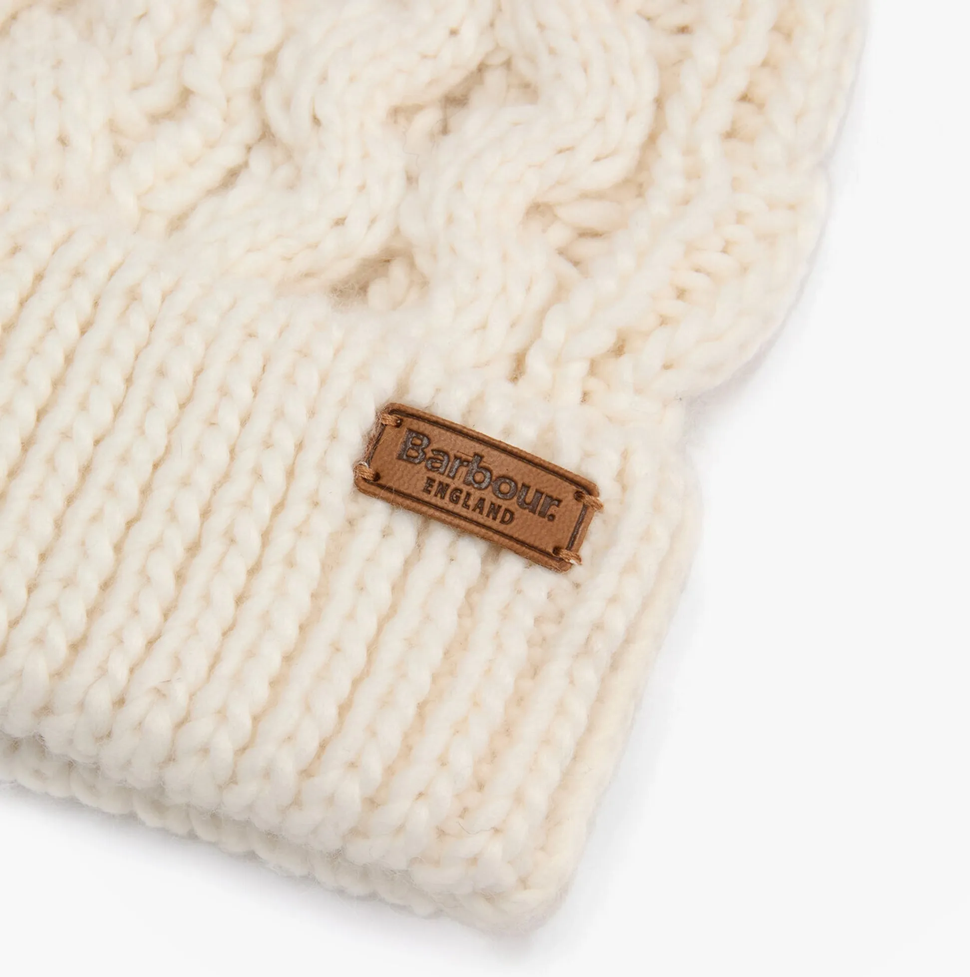 Barbour PENSHAW BEANIE & SCARF Gift Set Womens Cloud sold by House of Slippers product image thumbnail 4