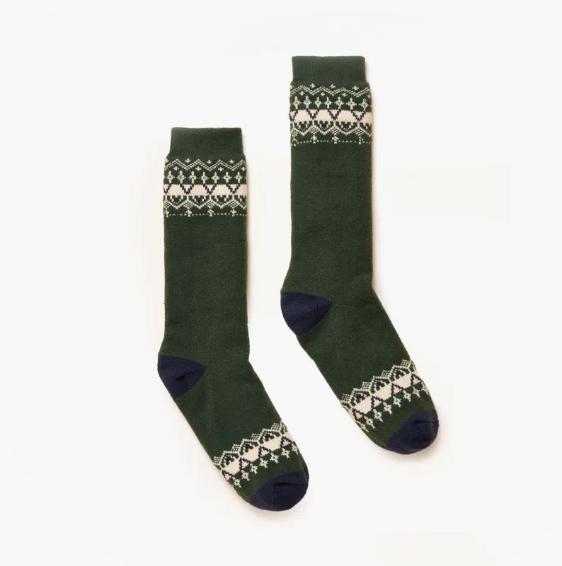 Joules CHALET Mens Socks Green sold by House of Slippers
