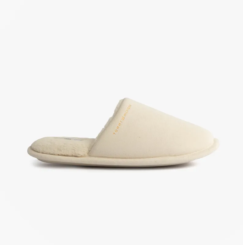 Tommy Hilfiger TH SOFT HOUSE SHOE Womens Slippers Ancient White sold by House of Slippers
