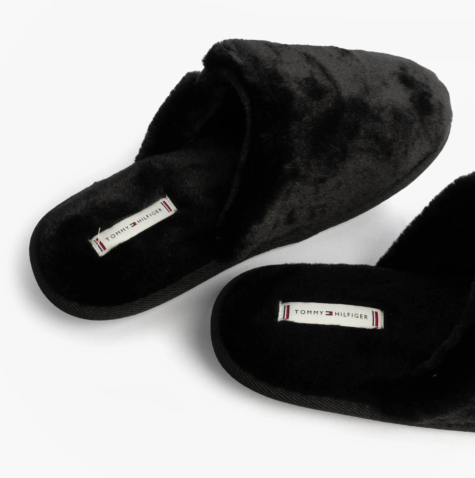 Tommy Hilfiger TH FAUX FUR HOUSE SH Womens Slippers Black sold by House of Slippers product image thumbnail 4