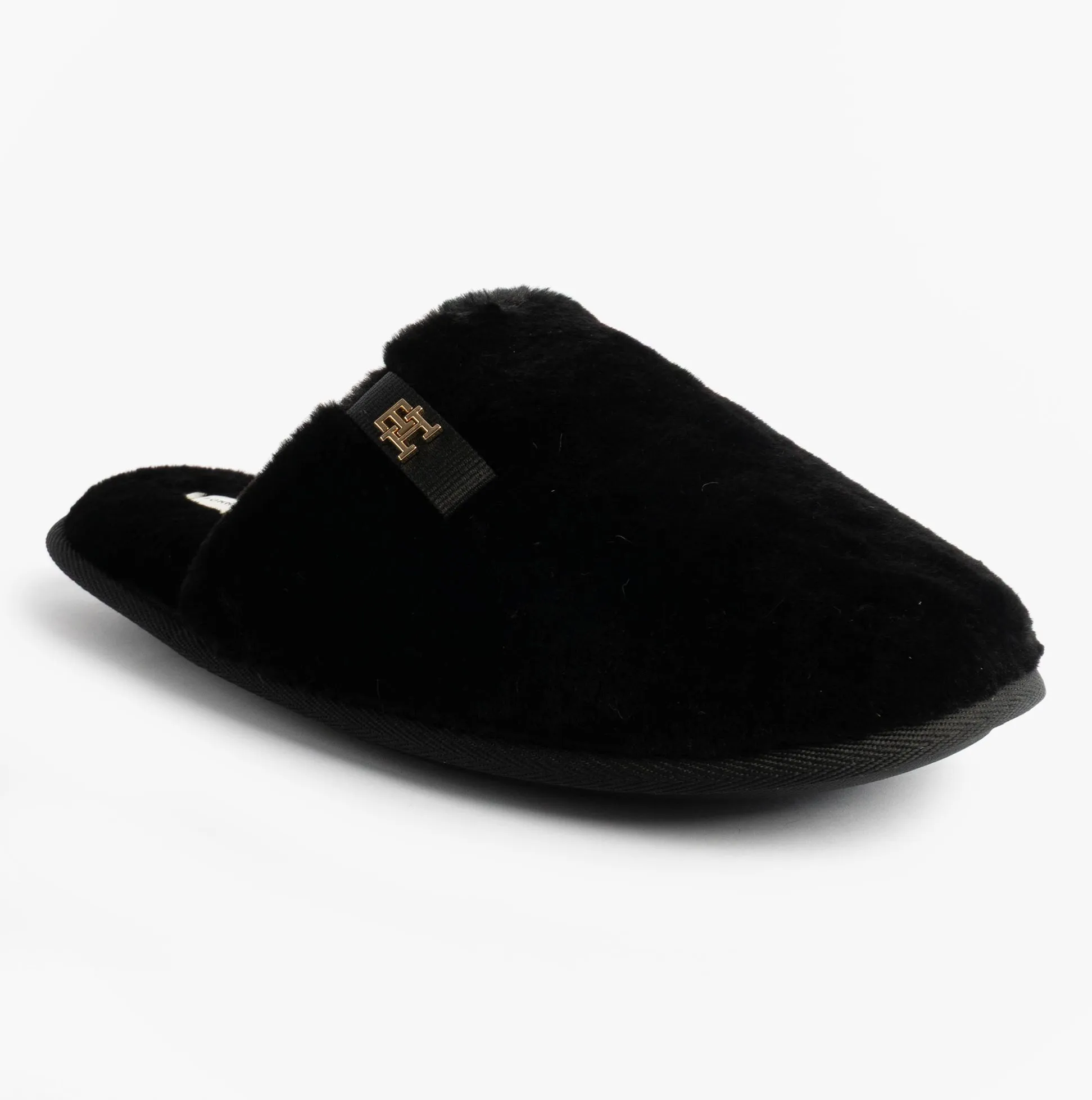 Tommy Hilfiger TH FAUX FUR HOUSE SH Womens Slippers Black sold by House of Slippers product image thumbnail 5