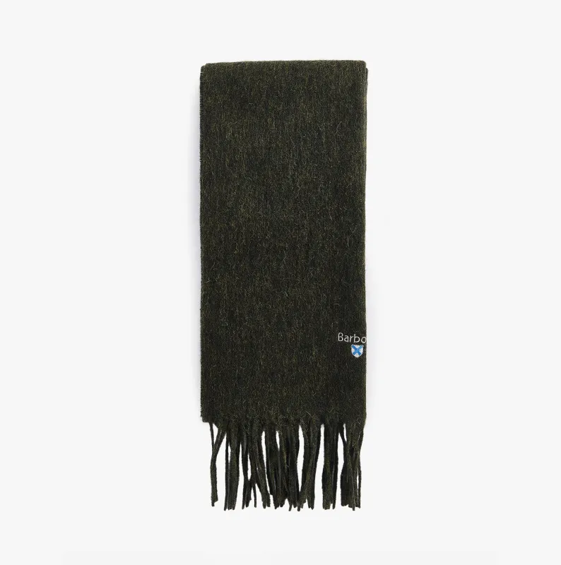 Barbour PLAIN LAMBSWOOL Mens Winter Seaweed sold by House of Slippers