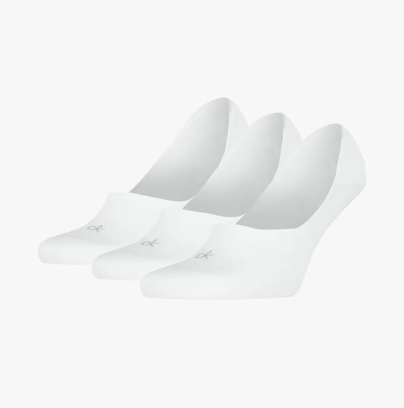 Calvin Klein 3 Pack Footie Mens Socks White sold by House of Slippers
