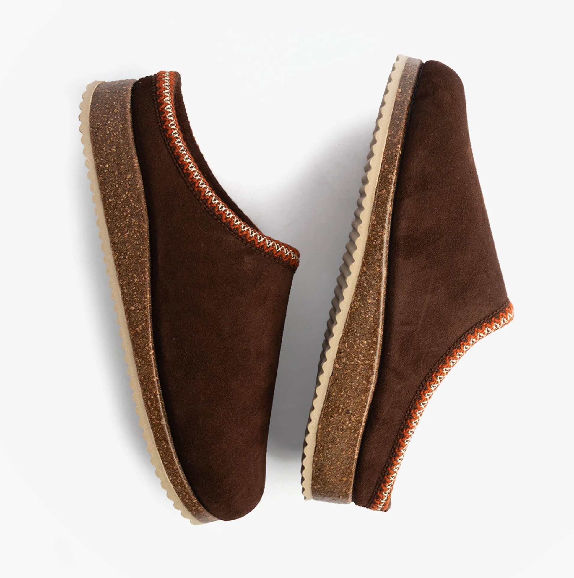 Nordikas 2258 Mens Suede Mule Slippers Brown sold by House of Slippers product image thumbnail 2