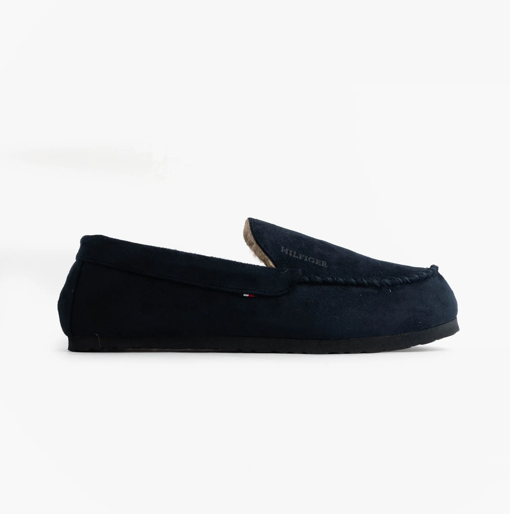 Tommy Hilfiger HILFIGER M SDE DRIVE Mens Mocassin Slippers Desert Sky sold by House of Slippers