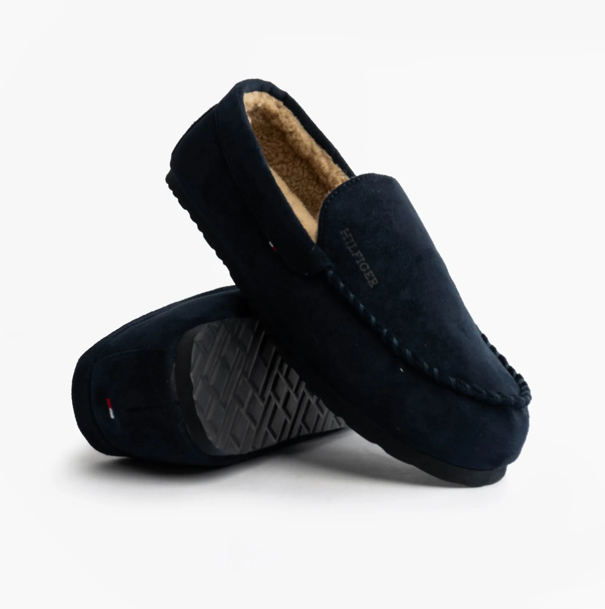 Tommy Hilfiger HILFIGER M SDE DRIVE Mens Mocassin Slippers Desert Sky sold by House of Slippers product image thumbnail 2