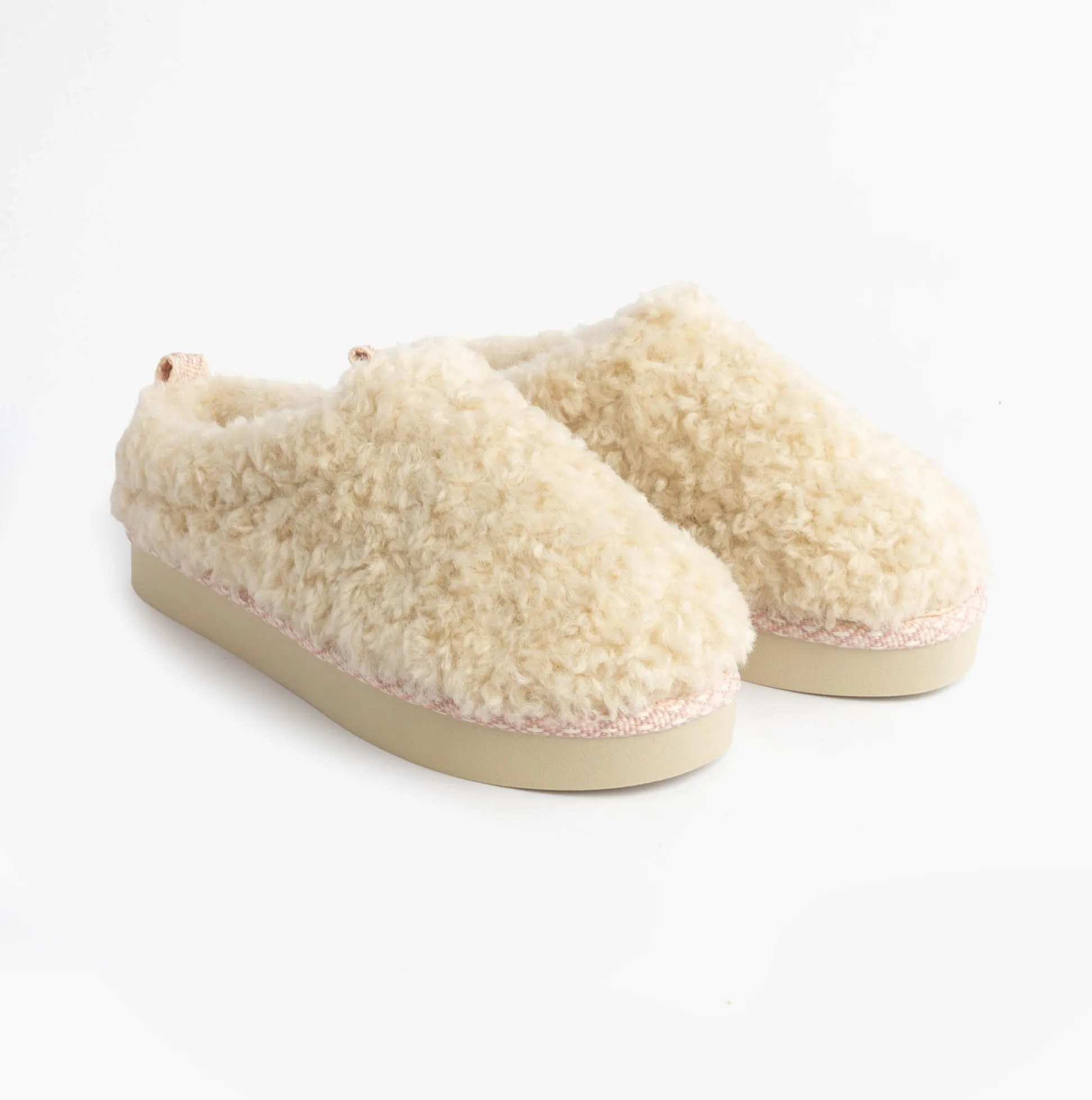 Bedroom Athletics ALICIA Womens Mule Slippers Cream sold by House of Slippers product image thumbnail 3