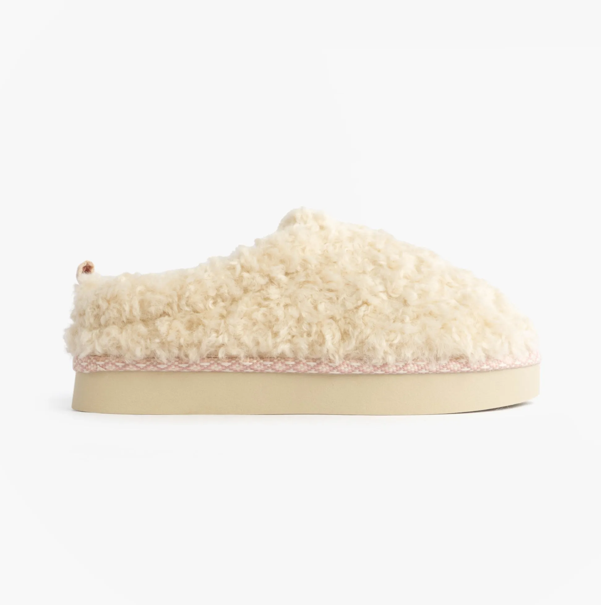 Bedroom Athletics ALICIA Womens Mule Slippers Cream sold by House of Slippers product image thumbnail 2
