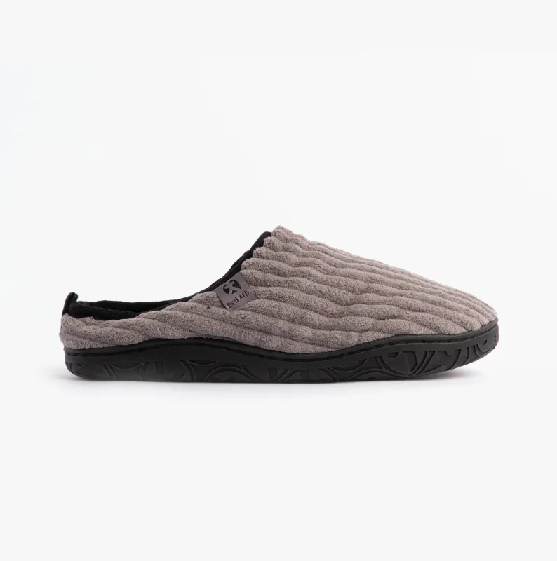 Bedroom Athletics JAMIE Mens Mule Slippers Grey sold by House of Slippers