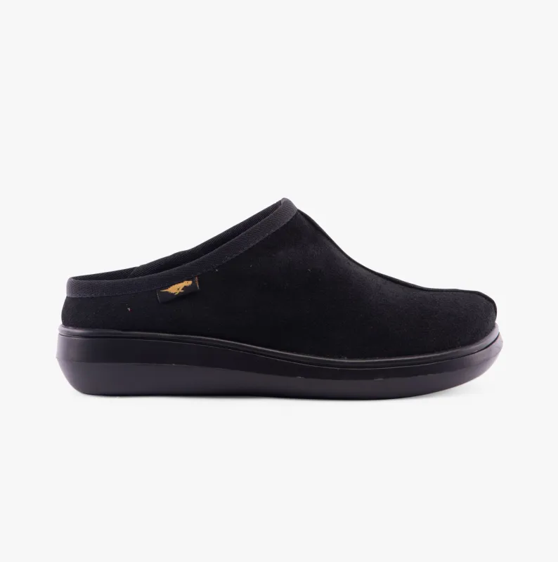 Rocket Dog SUGAR GLIDER Womens Clog Slippers Black sold by House of Slippers