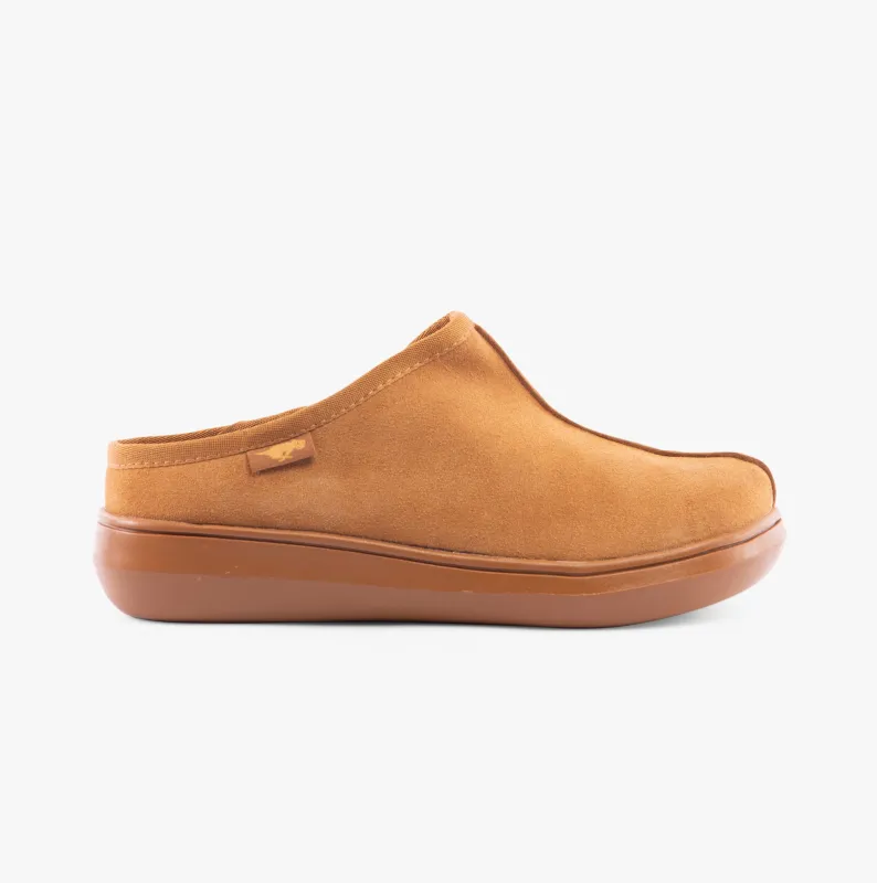 Rocket Dog SUGAR GLIDER Womens Clog Slippers Camel sold by House of Slippers
