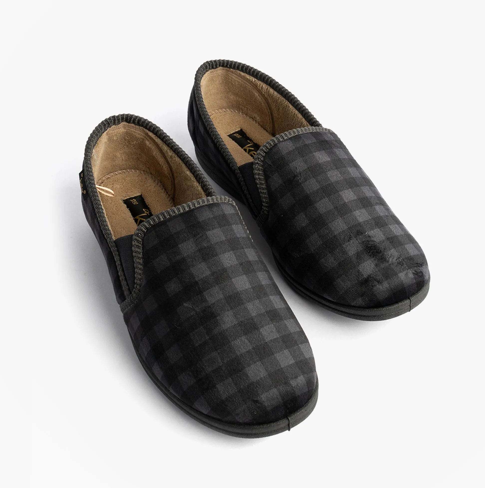 Dr Keller DARREN GUSS Mens Slippers Grey sold by House of Slippers product image thumbnail 2