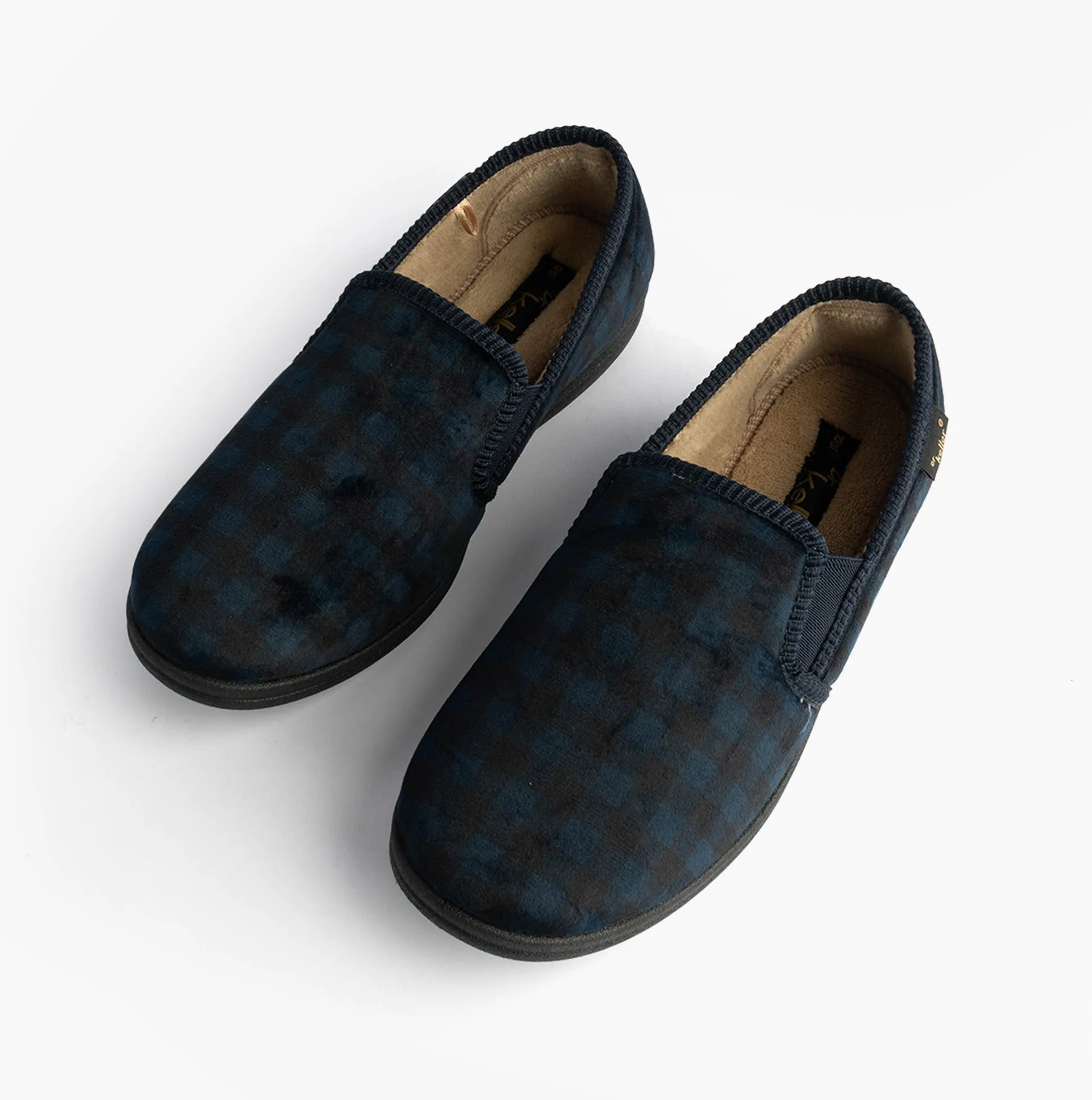 Dr Keller DARREN GUSS Mens Slippers Navy sold by House of Slippers product image thumbnail 2