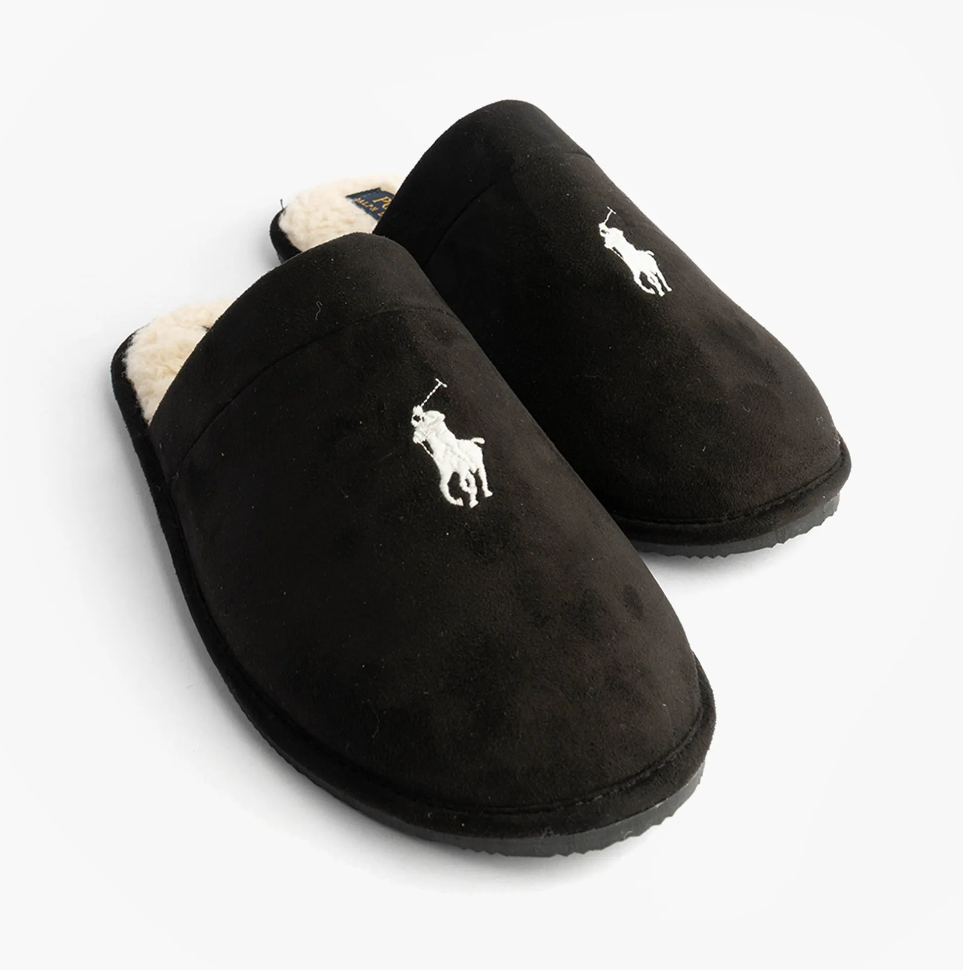Polo Ralph Lauren KLARENCE Mens Mule Slippers Blackwatch/Cream sold by House of Slippers product image thumbnail 4