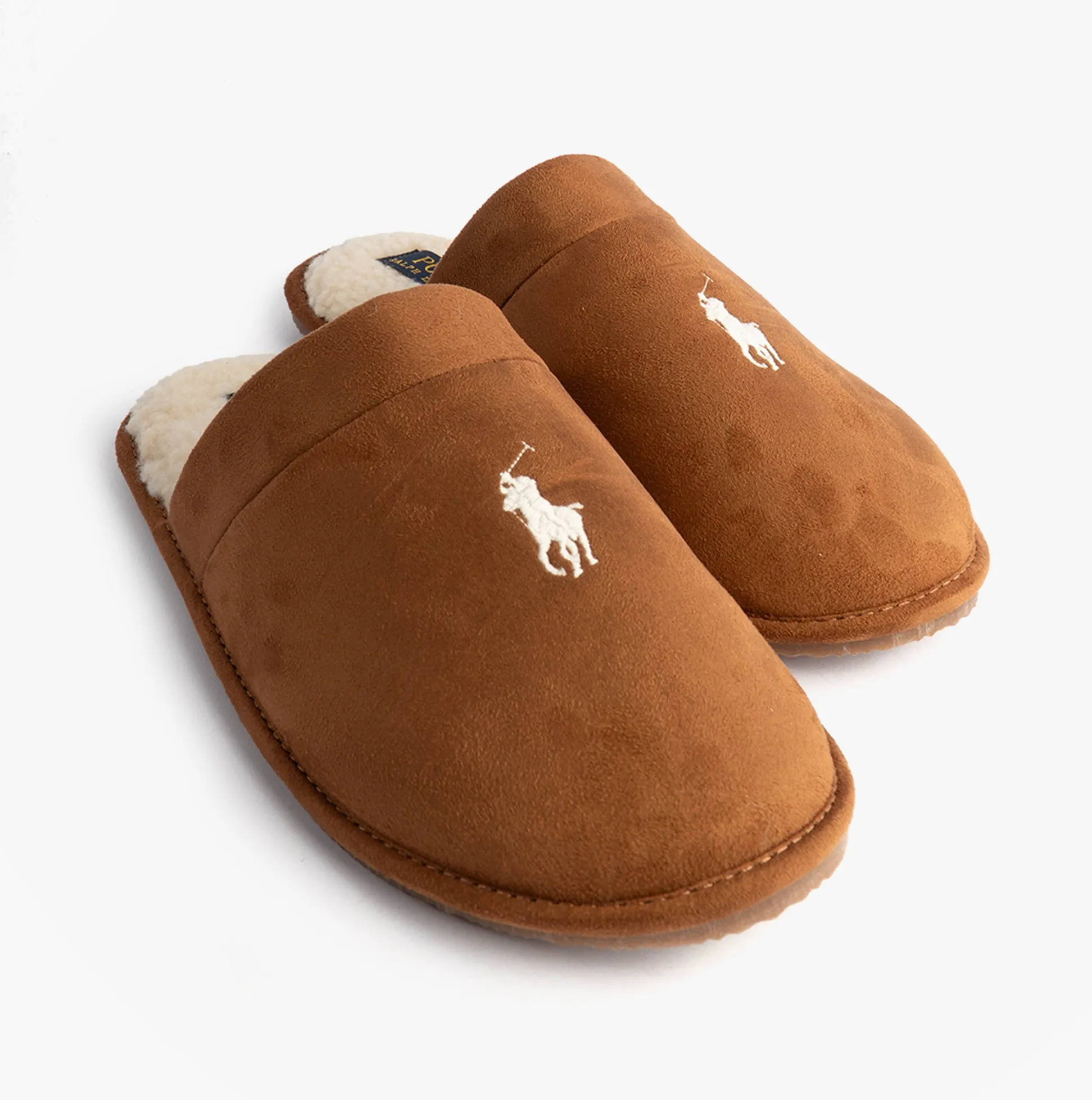 Polo Ralph Lauren KLARENCE Mens Mule Slippers Snff/Blackwatch/Cream sold by House of Slippers product image thumbnail 4