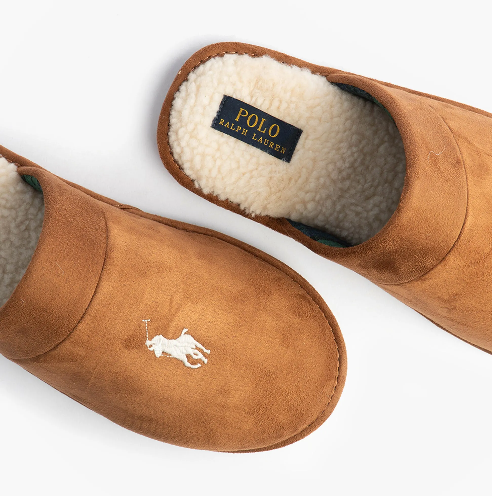 Polo Ralph Lauren KLARENCE Mens Mule Slippers Snff/Blackwatch/Cream sold by House of Slippers product image thumbnail 5