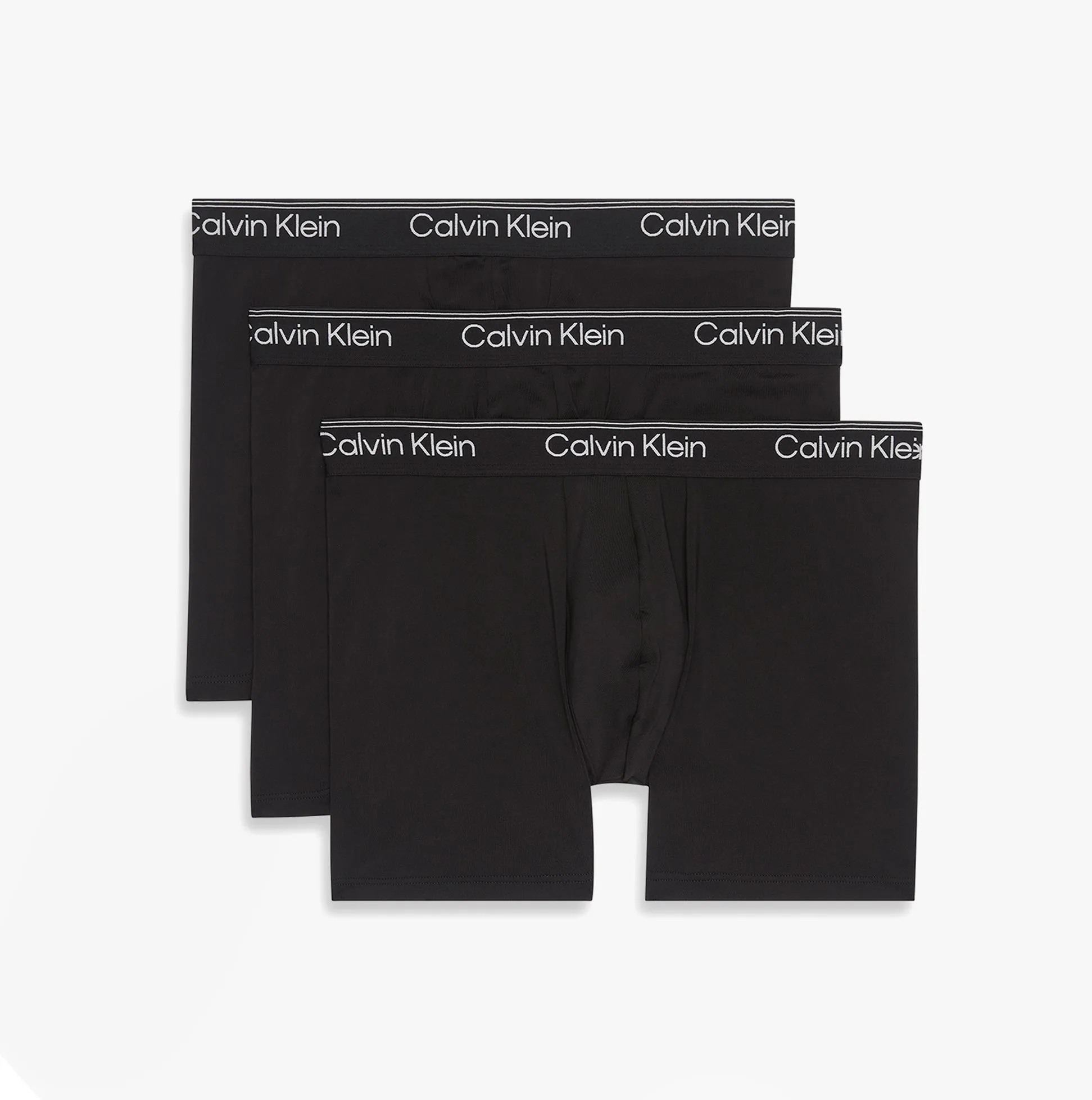 Calvin Klein BOXER BRIEF 3 Pack Mens Microfibre Stretch Black sold by House of Slippers