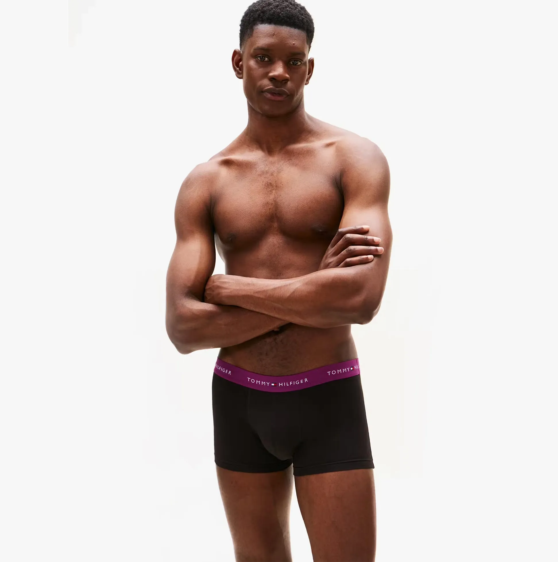 Tommy Hilfiger UM0UM02763 3 PACK WB TRUNK Mens Trunks Multicoloured sold by House of Slippers product image thumbnail 3