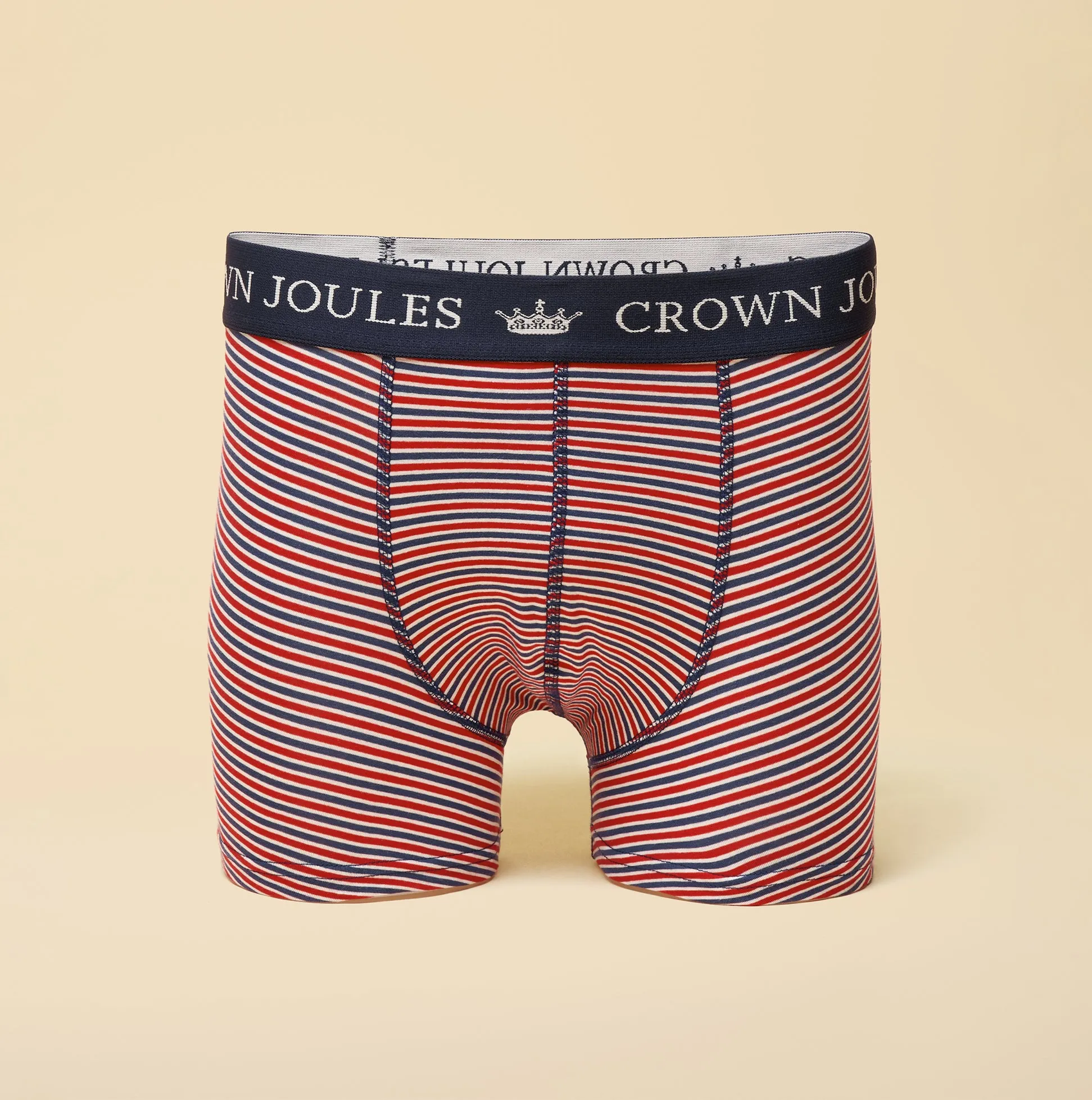 Joules CROWN Mens Boxer Shorts Red/Blue sold by House of Slippers product image thumbnail 3