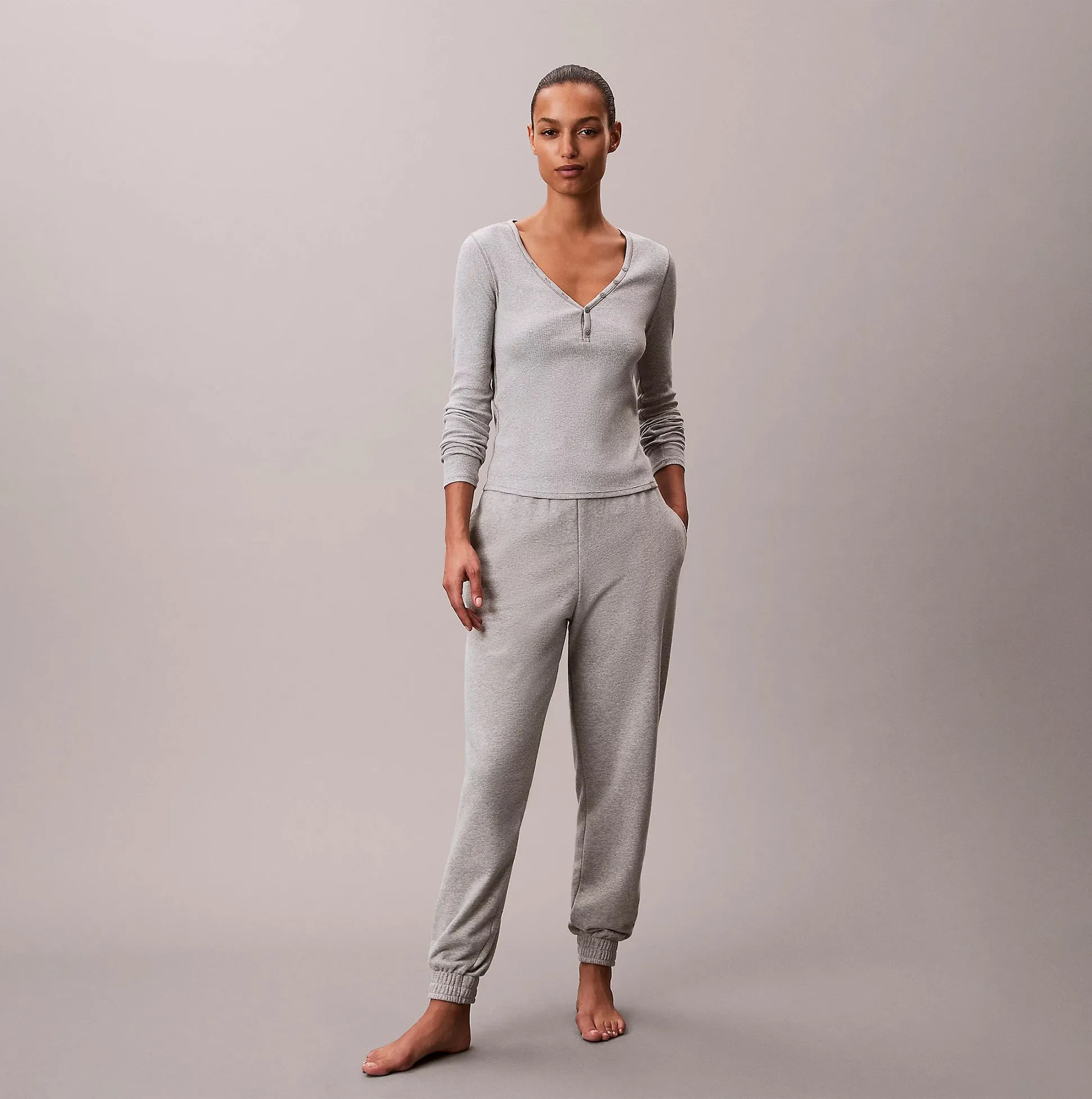 Calvin Klein JOGGER Womens Grey Heather sold by House of Slippers product image thumbnail 2