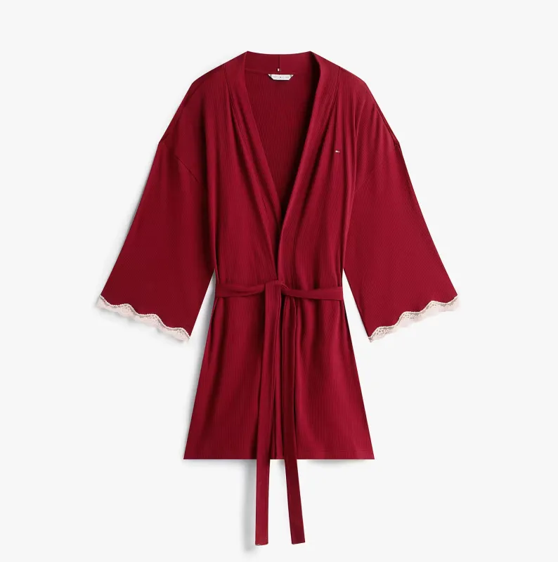 Tommy Hilfiger LACE KIMONO Womens Rouge made by Tommy Hilfiger