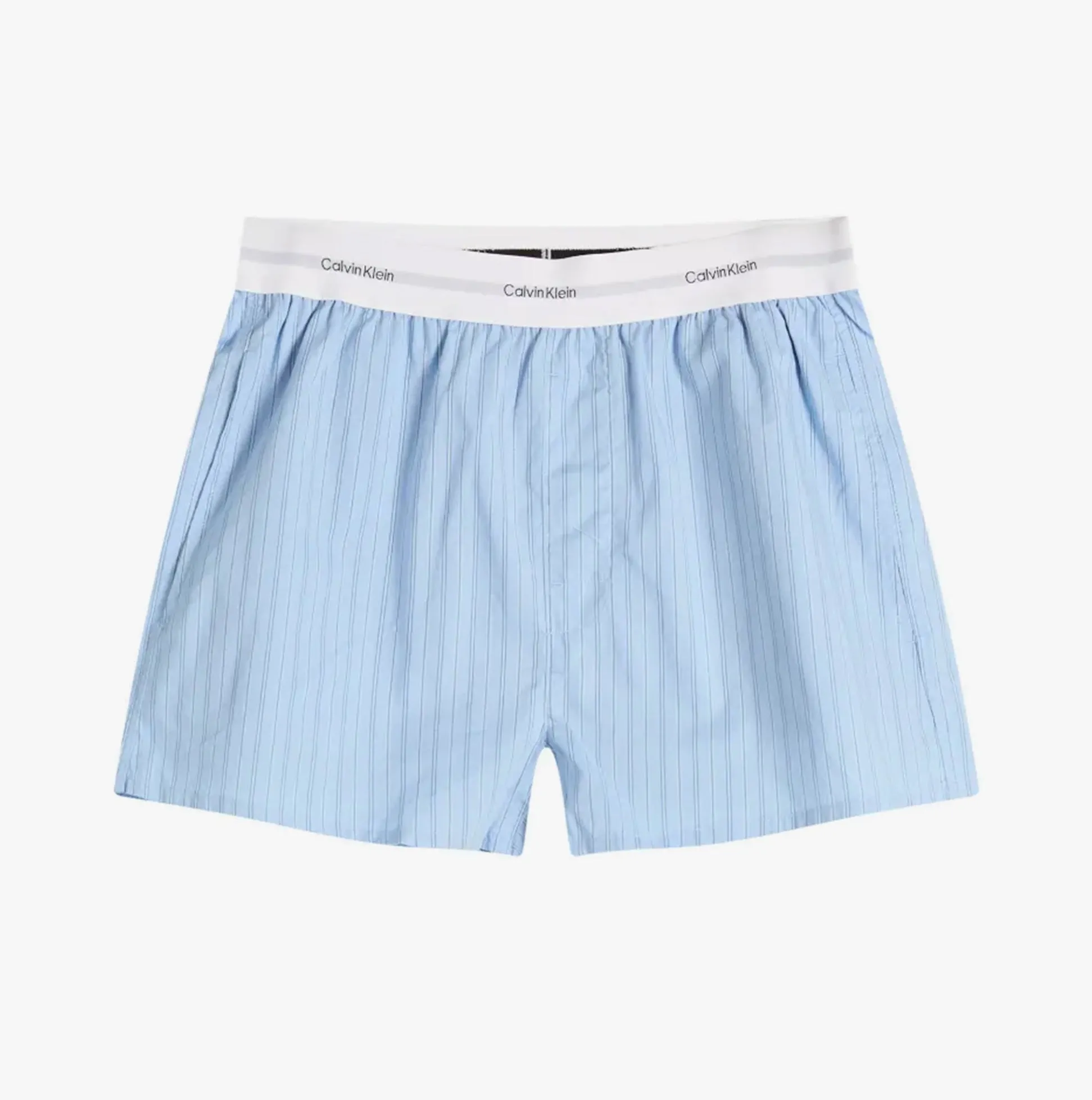 Calvin Klein Womens T-Shirt & Short Pyjama Set Blue sold by House of Slippers product image thumbnail 4