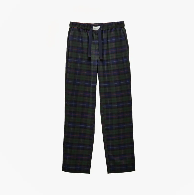 Joules DOZER Mens Pyjama Bottoms Green/Navy sold by House of Slippers